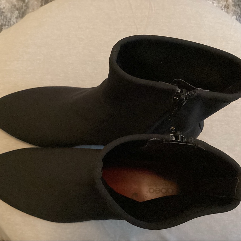 Womens Abeo ankle boot in black size 10 N NWOB